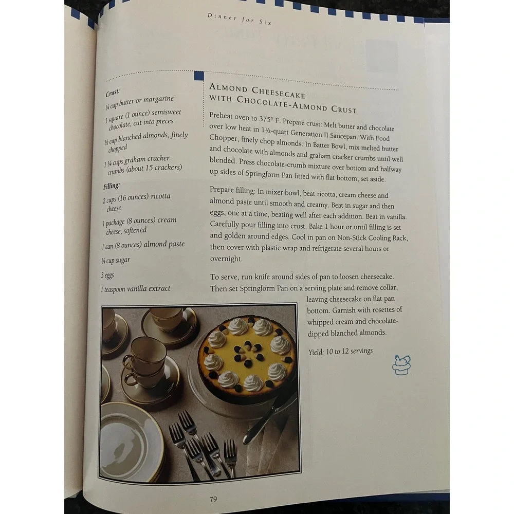 The Pampered Chef Food Family Friends Cookbook Recipes Occasions‎ Vintage 1995